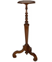 A Wallnut Baroque Pedestal Table