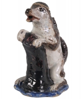 A Jug in the Form of a Leaping Fox in Brussels Earthenware