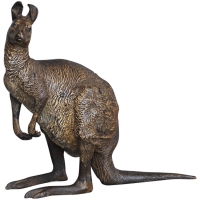 An attractive Vienna Bronze kangaroo, signed Bergman, circa 1900
