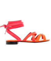 Fendi 'Lily' Tweekleurig Enkelband Sandaal - Fendi