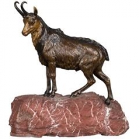 A Vienna bronze figure of a Mountain Goat