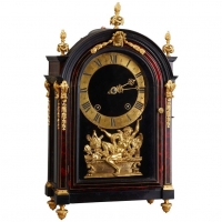 A magnificent French late 17th century Louis XIV 'Religieuse Clock' by D. Champion of Paris, circa 1690