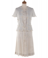 Chanel Silk Tweed Jacket Style Dress 05C - Chanel