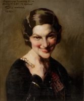 Charles Joseph Watelet - Portret van Madame Godart - Charles Watelet