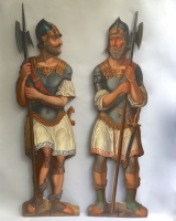 Two dummy boards of Soldiers or Guards
