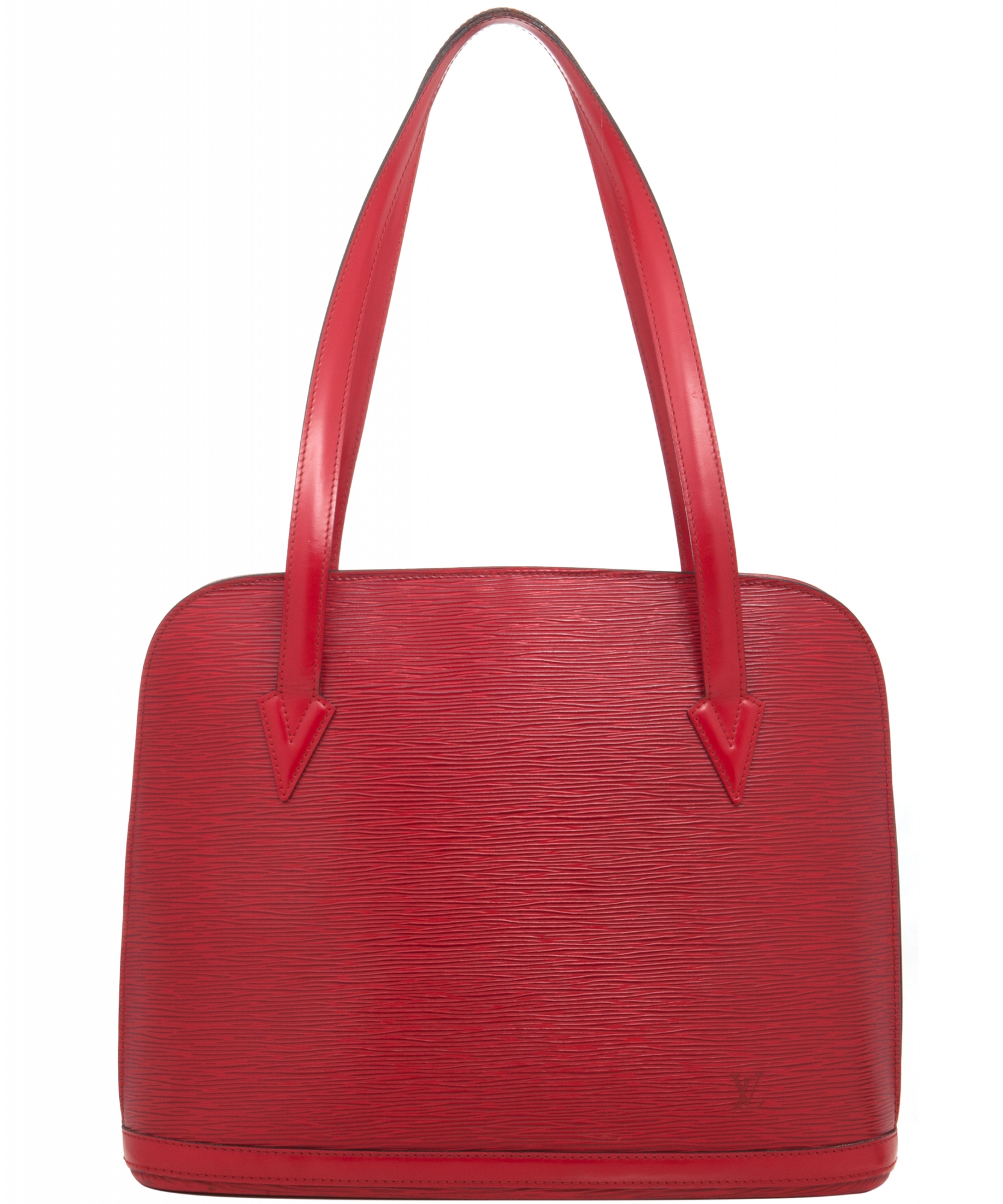 Louis Vuitton Lussac Tote Bag in Red Epi Leather - Louis Vuitton | ArtListings