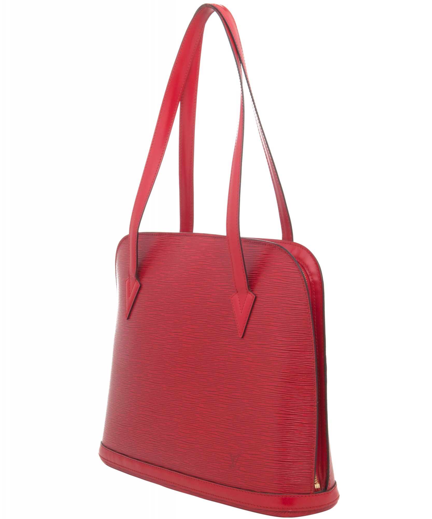 Louis Vuitton Lussac Tote Bag in Red Epi Leather | La Doyenne