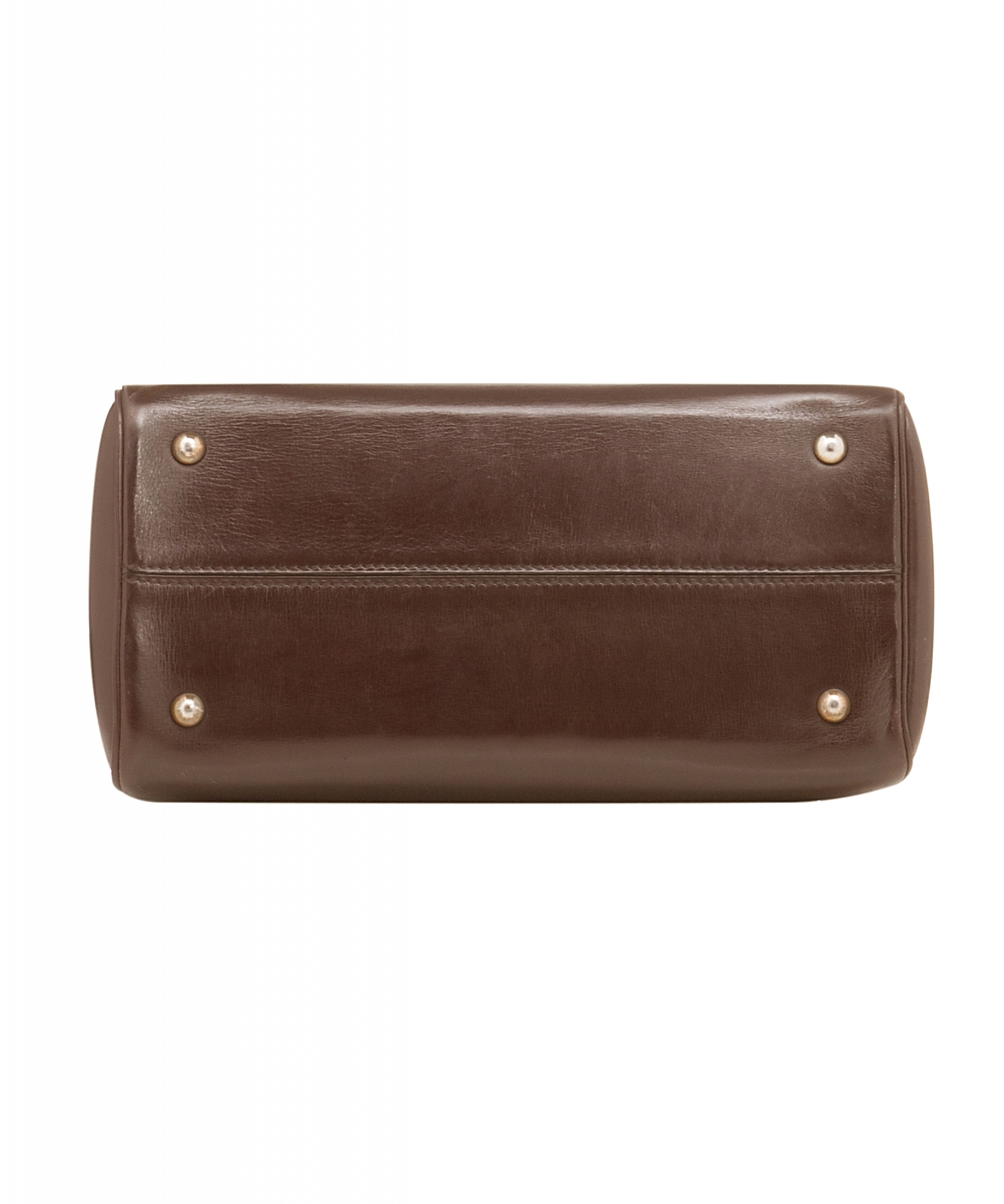 Delvaux Vintage Brown Leather Handbag - Delvaux | ArtListings