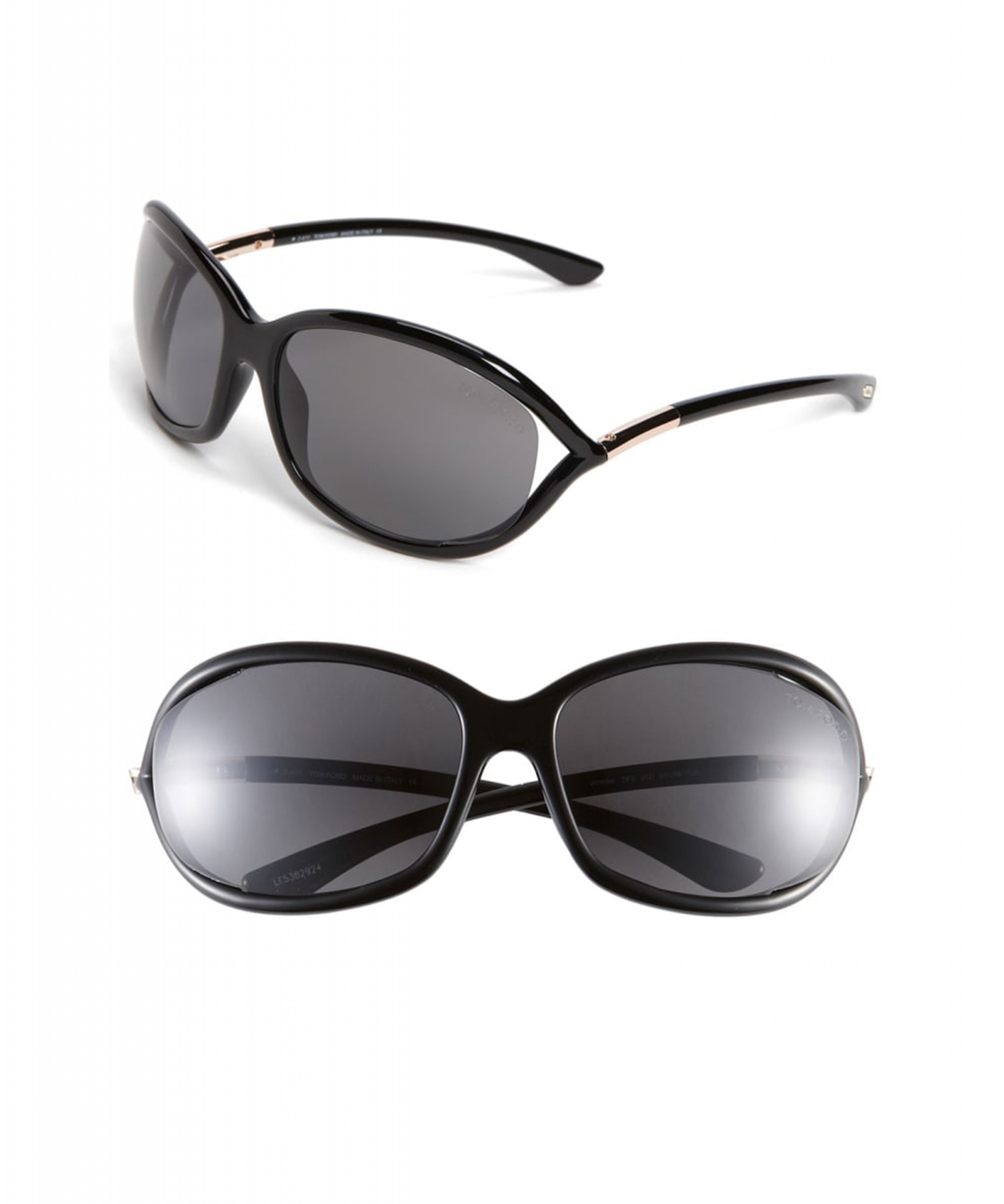 Tom Ford 'Jennifer' Black Sunglasses - Tom Ford | La Doyenne