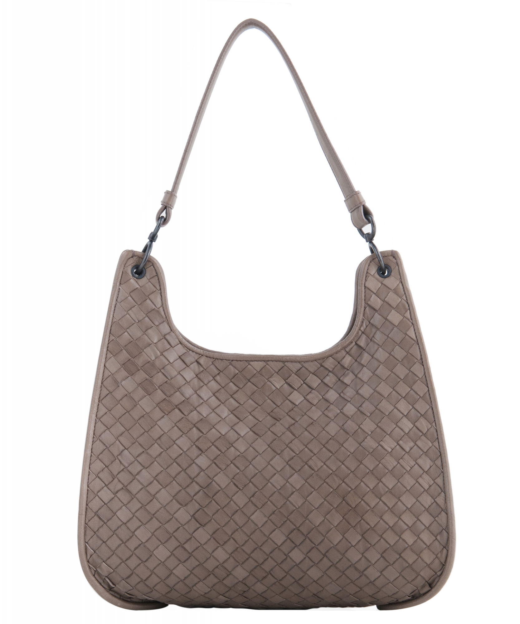 Bottega Veneta | Mini Loop Leather Crossbody Bag | Beige Tu