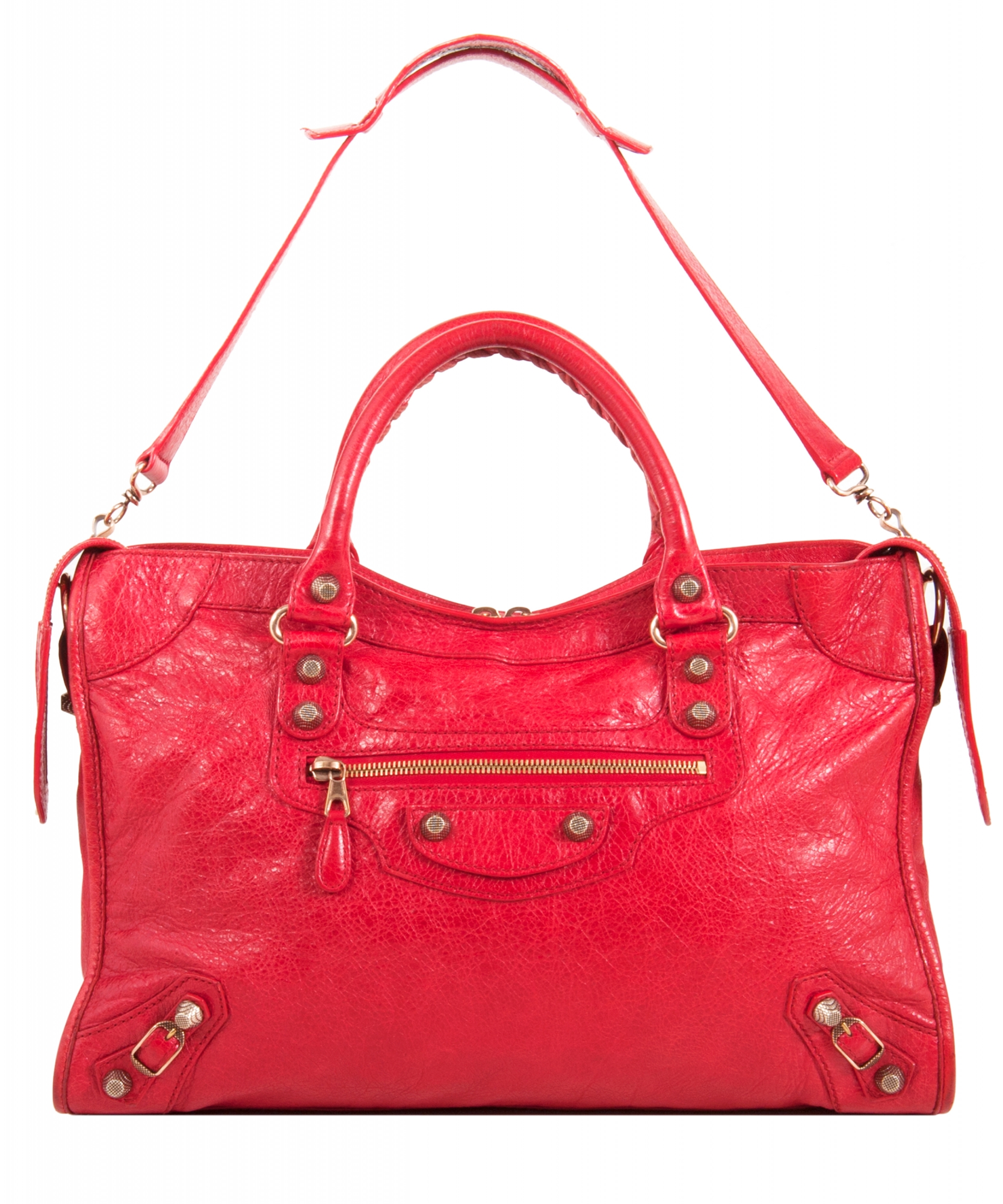 Balenciaga Red Classic Part Time Bag | Designer Brand | Authentic Balenciaga  | The Bag Hub