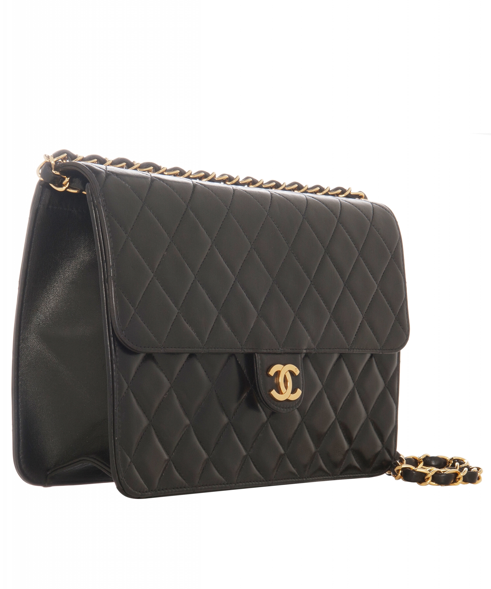 Vintage Black Chanel con Classic Small Single Flap Bag, Набори кистей для  макіяжу chanel con