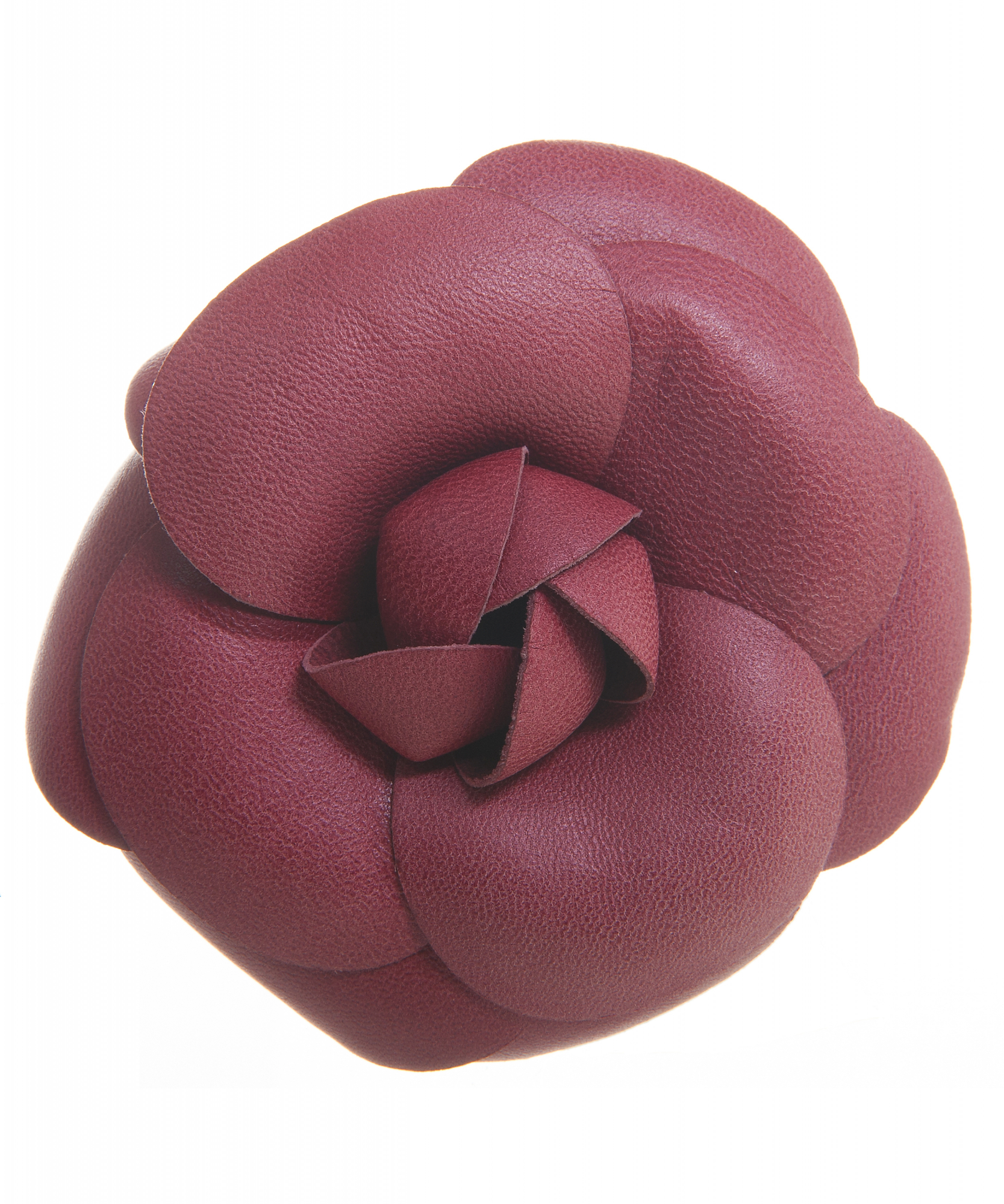 Chanel Vintage - Fabric Camellia Brooch - Red - Brooch Chanel