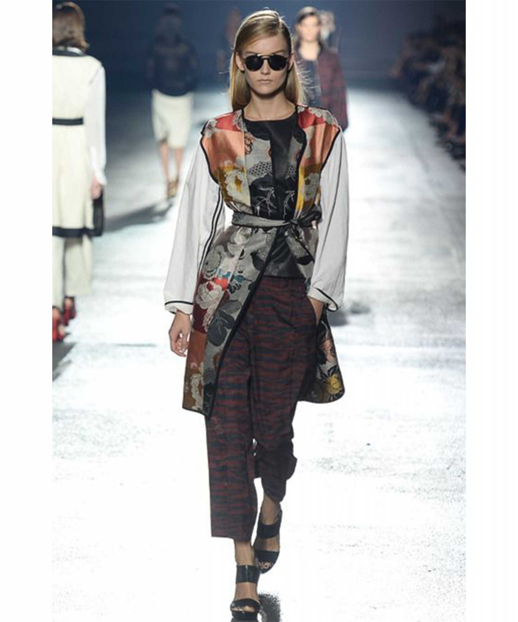 SS 2014 Dries Van Noten Runway Printed Jacquard Pants - Dries van Noten ...