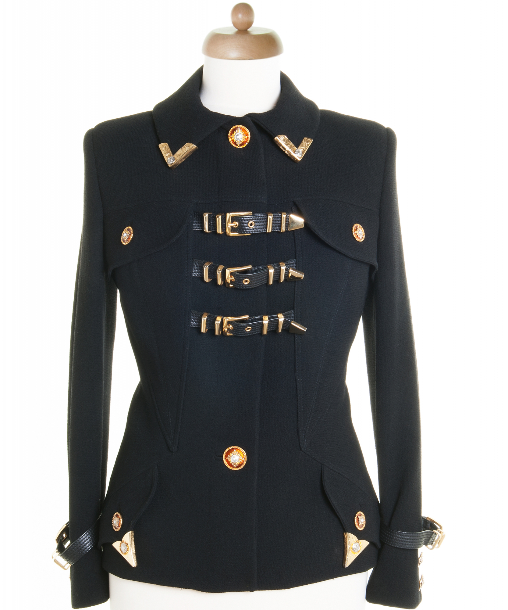 AW 1992 Versace Runway Jacket, Bondage Collection - Gianni Versace