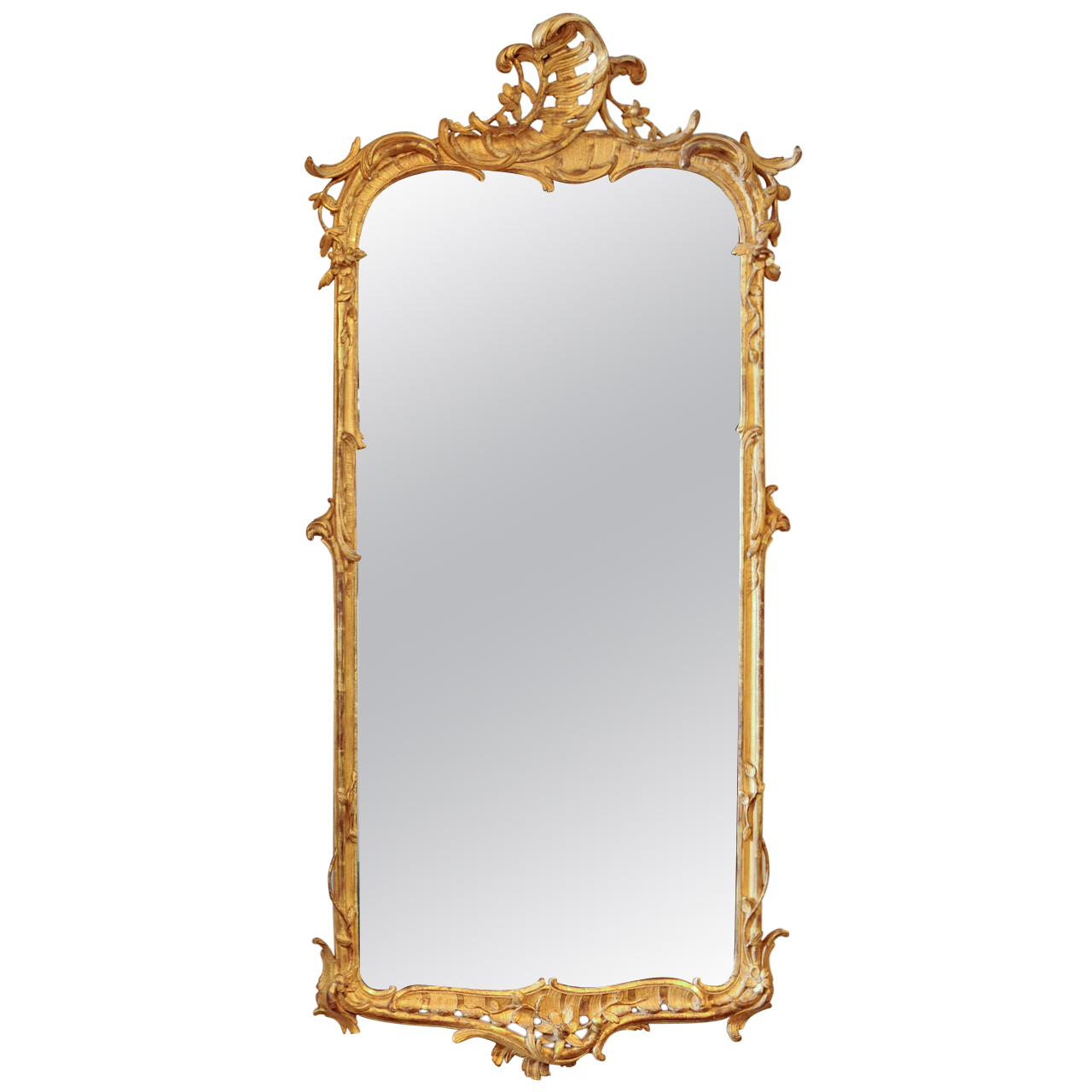 A Dutch Giltwood Mirror Mid 18th Century Toebosch