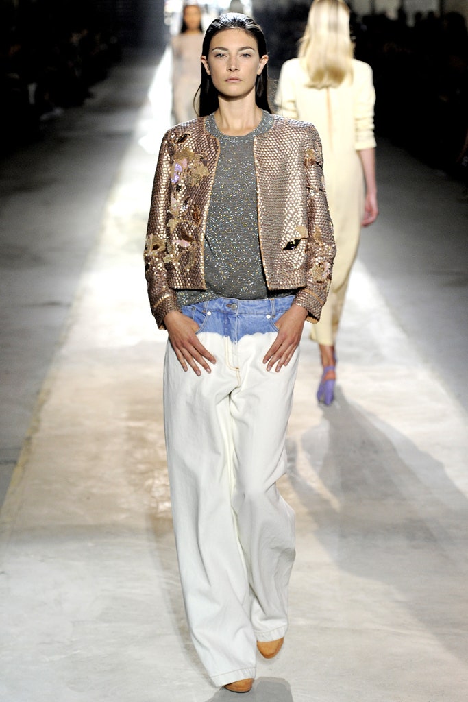 【DRIES VAN NOTEN】Sequined cropped ウール混ジャケット Sequined cropped wool-blend jacket in black - Dries Van