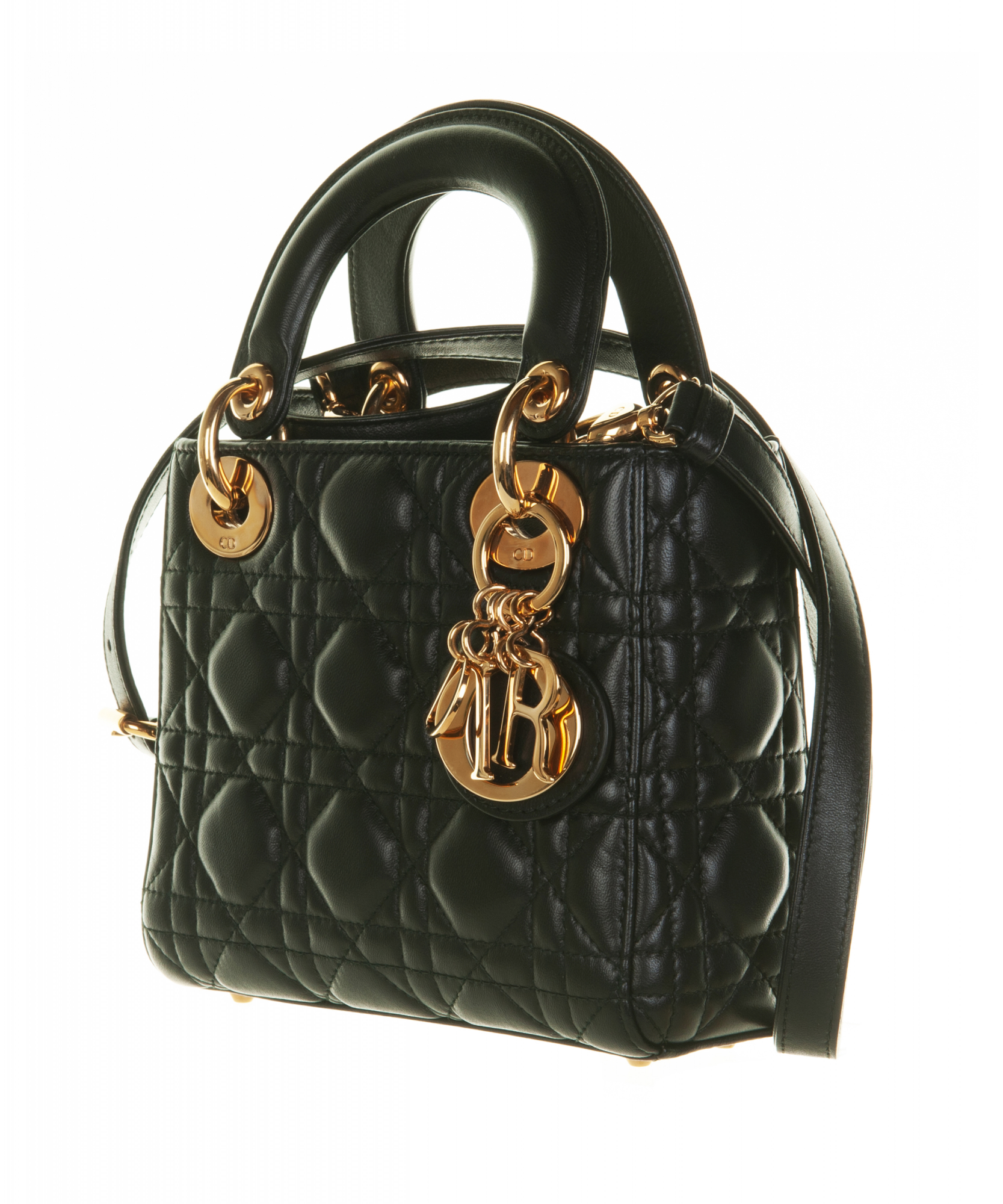 Lady dior black mini shop