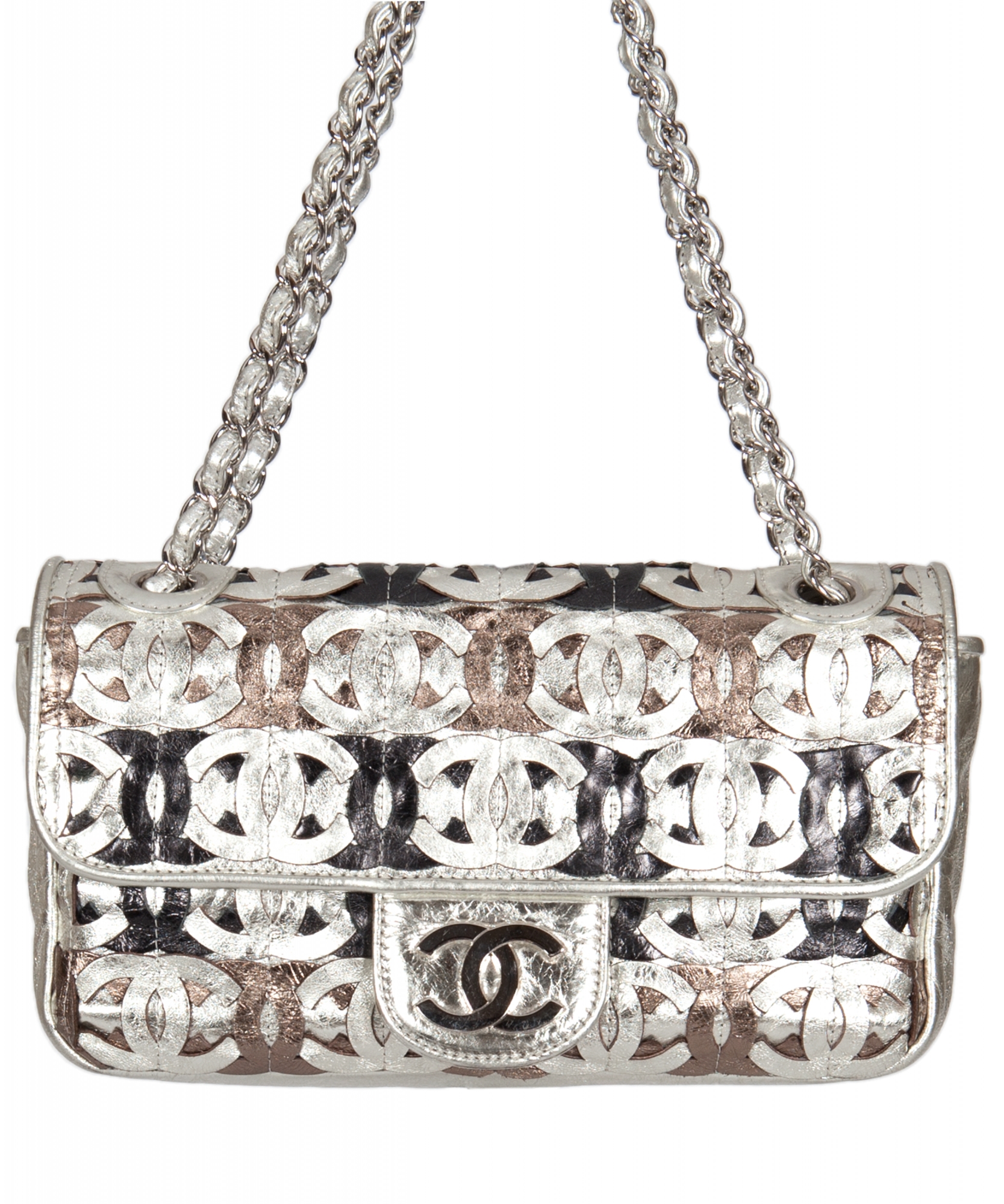 Chanel CC Cutout Metallic Flap Bag - Limited Edition - Chanel
