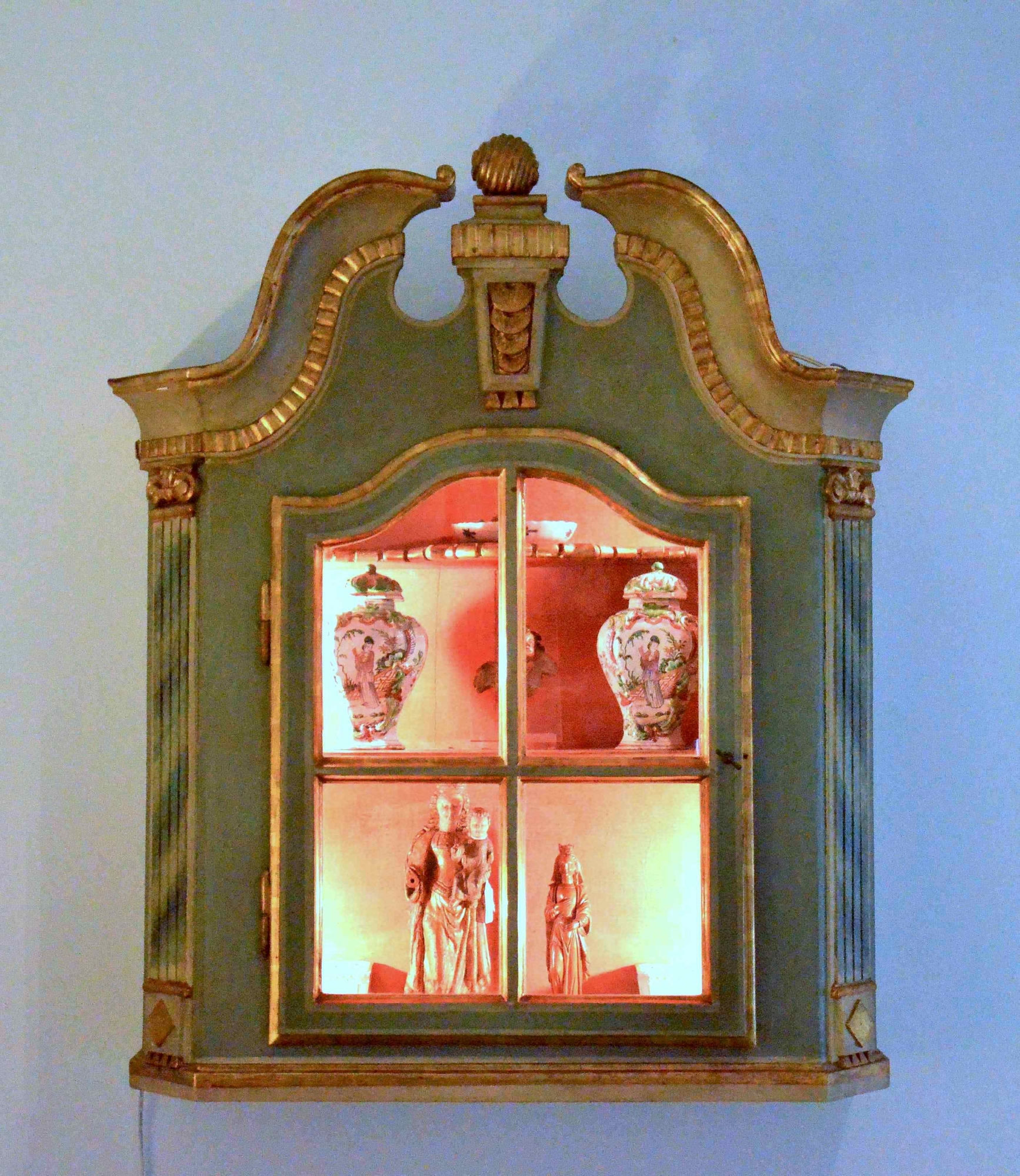 Danish Hanging Cabinet Denmark 18th Century Artlistings