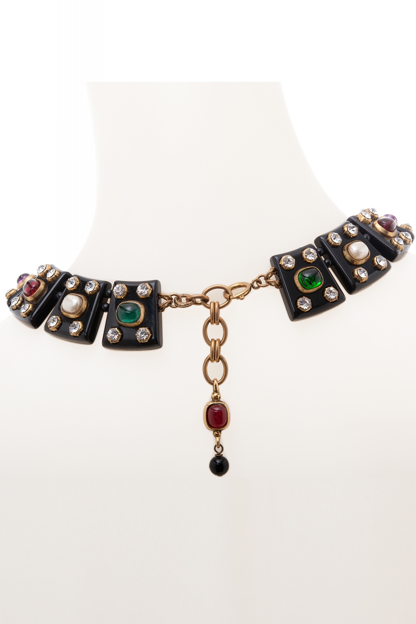Chanel Exceptional Gripoix Necklace c.1988 - Katheley's