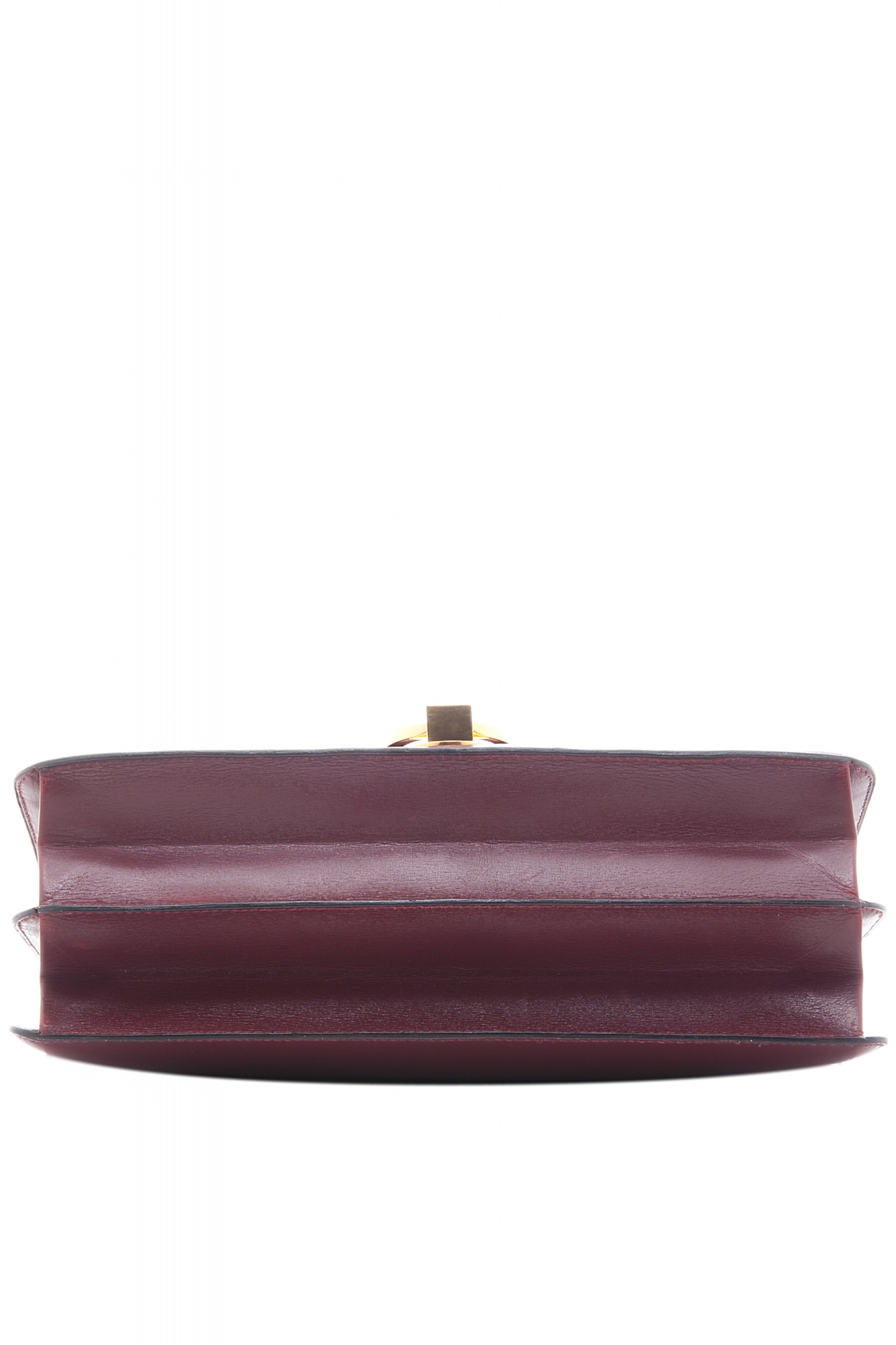 Hermès Burgundy Leather 'Ring Bag' - Hermès | La Doyenne
