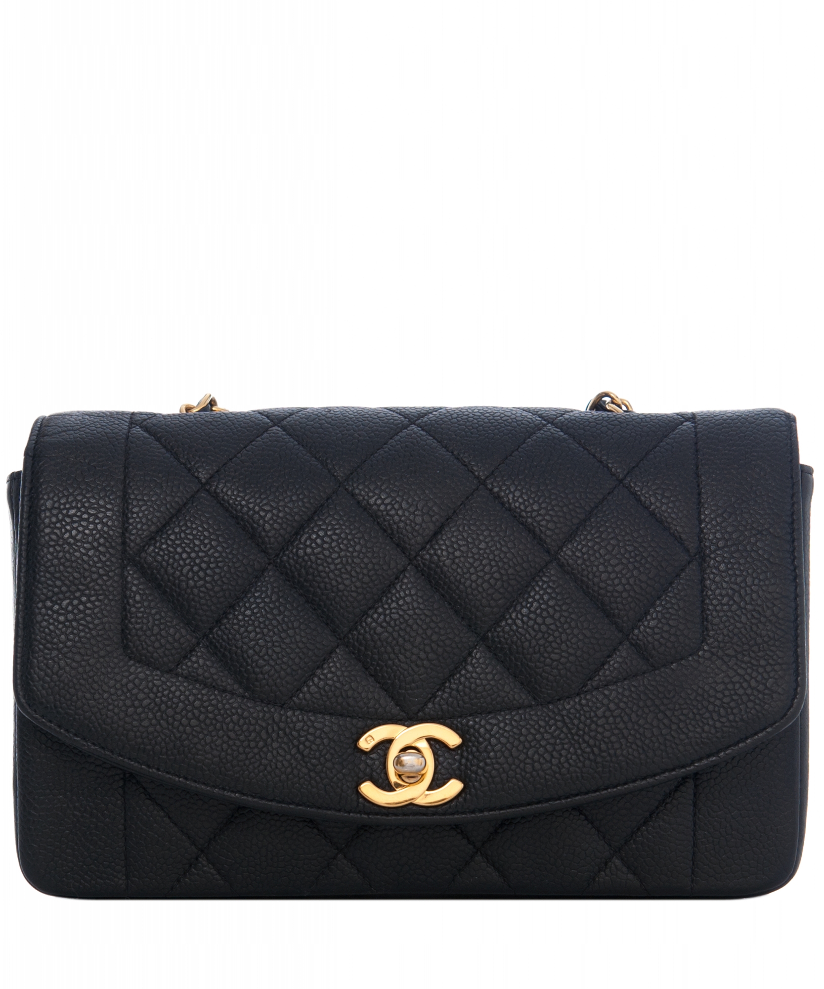 Chanel Flap Bag in Black Matelasse Caviar Leather - Chanel