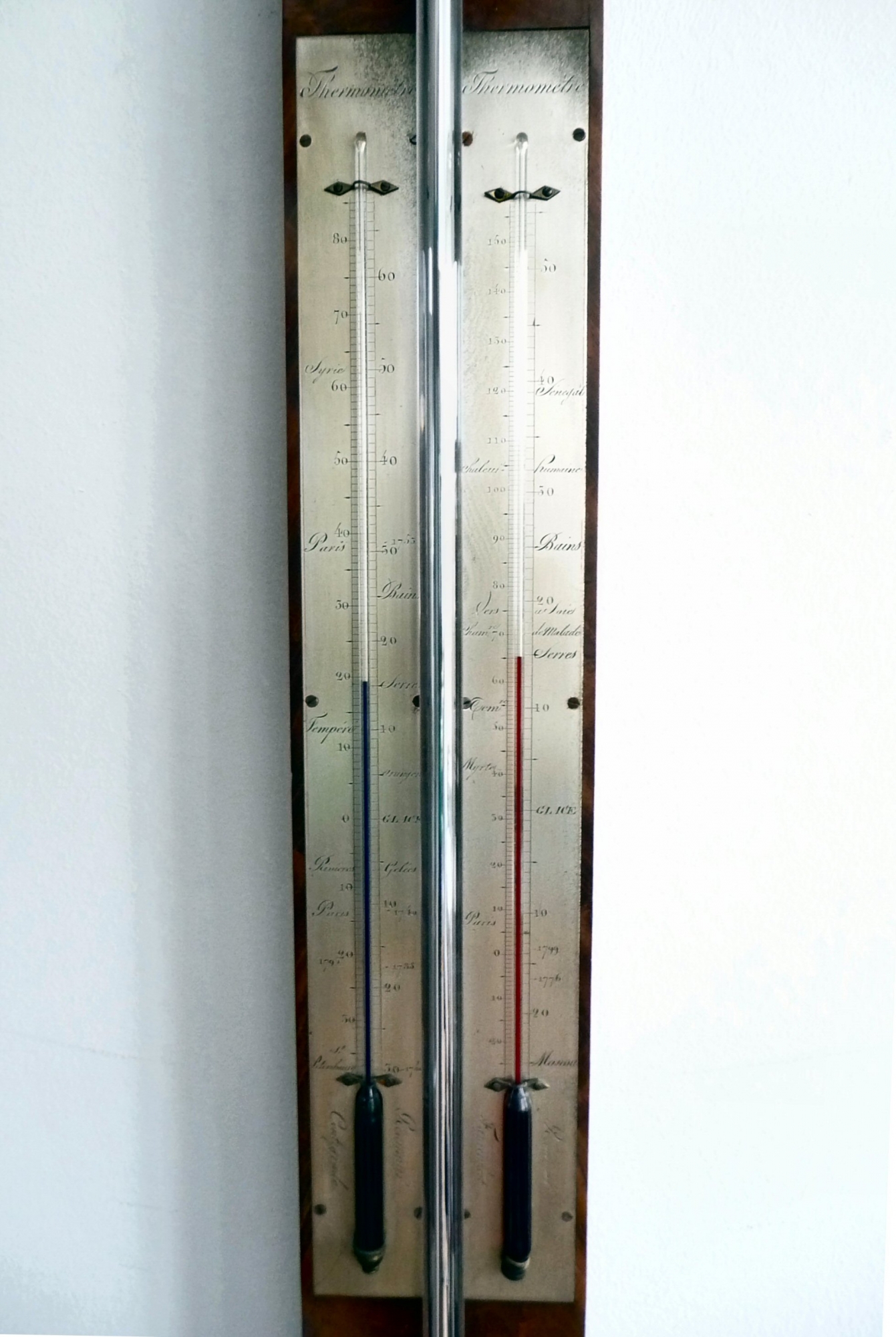 French Stick Barometer circa 1830 signed Vincent CHEVALIER ainé, Paris ...