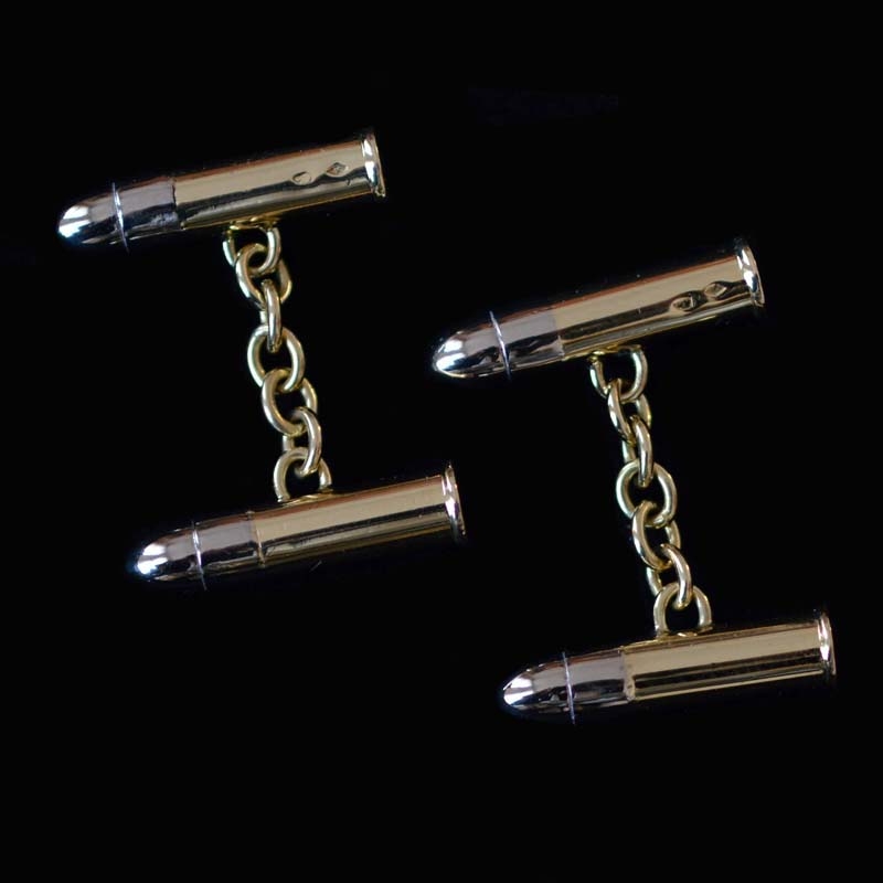 Cartier bullet cufflinks ArtListings