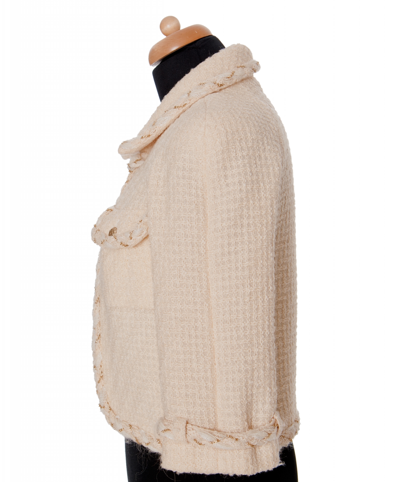 Chanel Classic Ivory Tweed Blazer 07A | La Doyenne