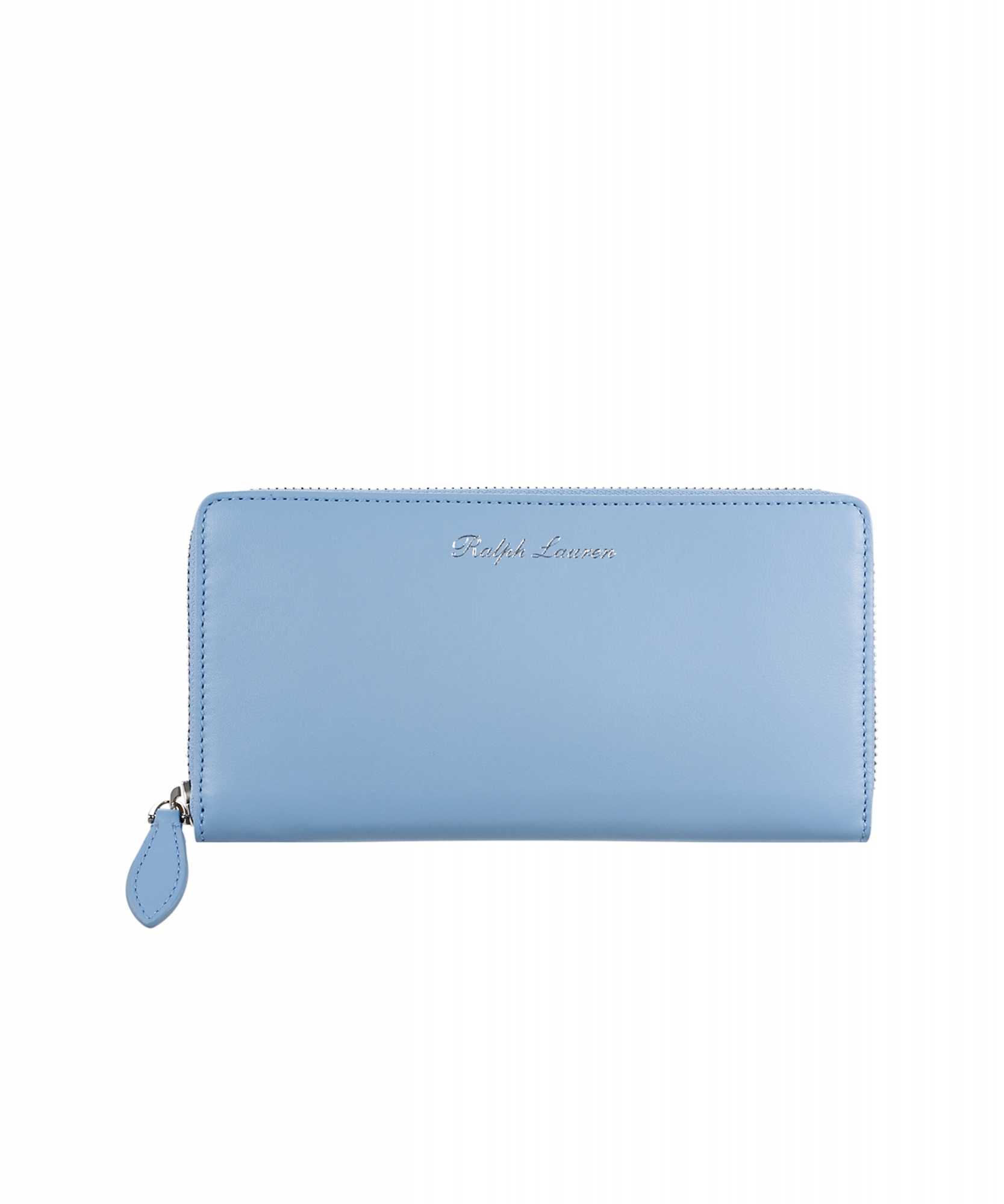 Ralph Lauren Blue Soft Ricky Zip-Around Wallet - Ralph Lauren | La Doyenne