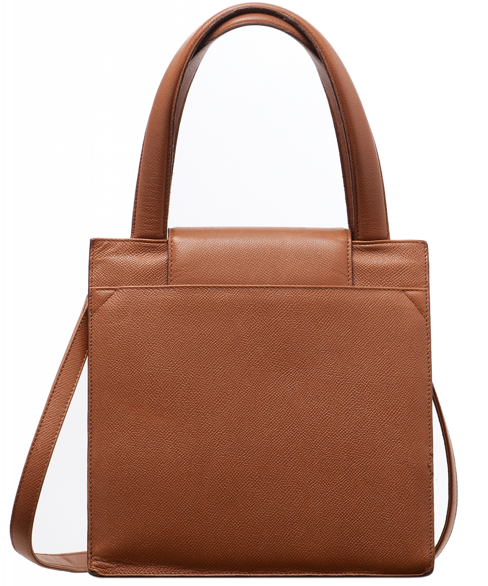 Bvlgari Cognac Leather Handbag - Bvlgari | ArtListings