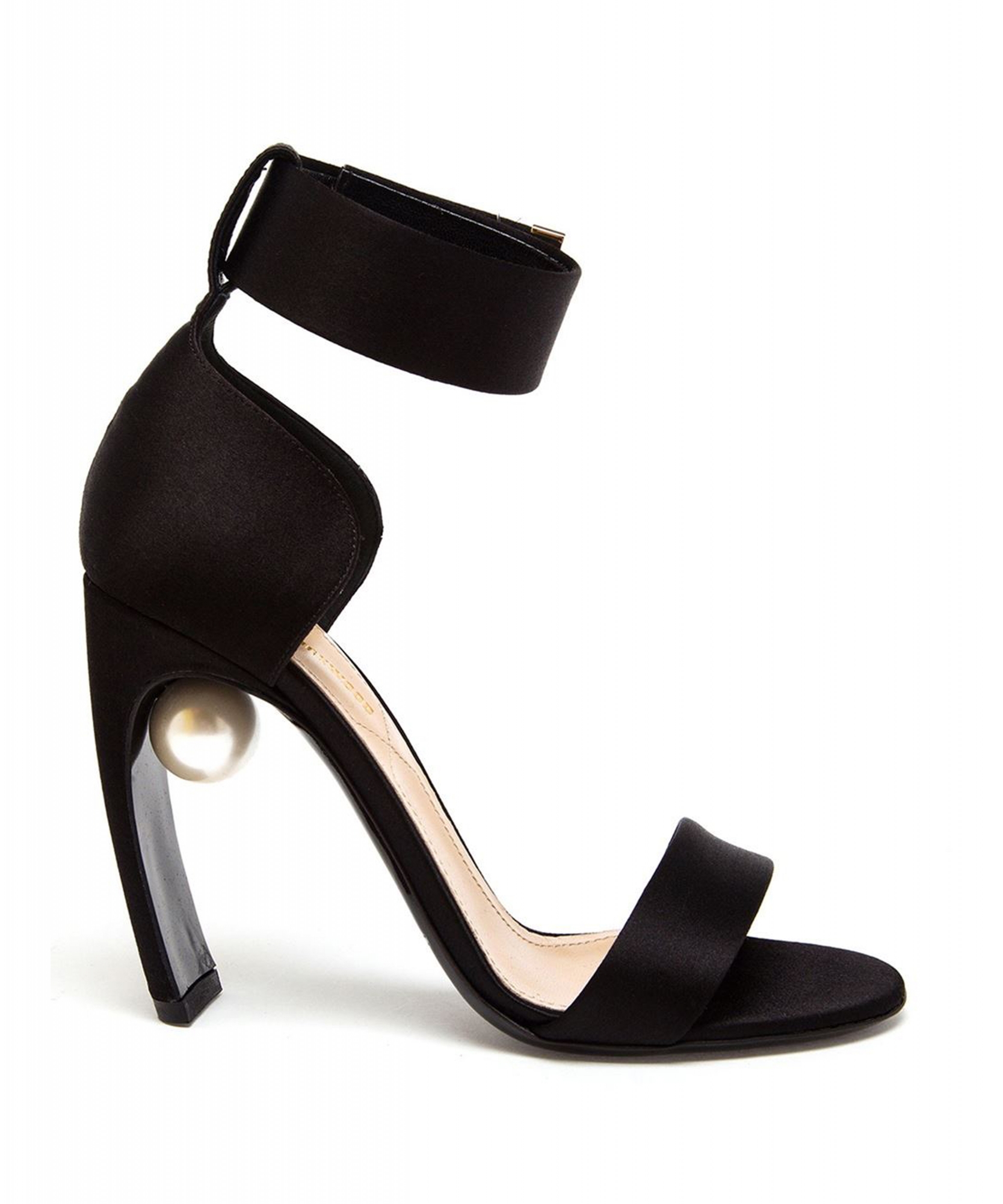 Nicholas Kirkwood Black Suede Pearl Embellished Platform Ankle Strap  Sandals Size 38 Nicholas Kirkwood | The Luxury Closet