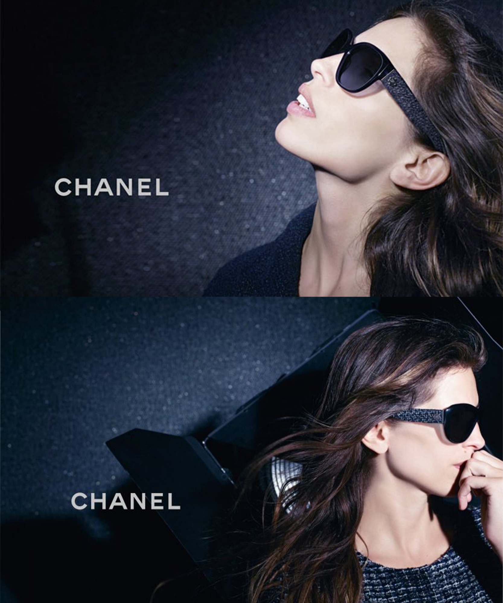 CHANEL 5242 1405/9S Shield Sunglasses Black / Blue Tweed Silver CC Logo -  Read £123.61 - PicClick UK