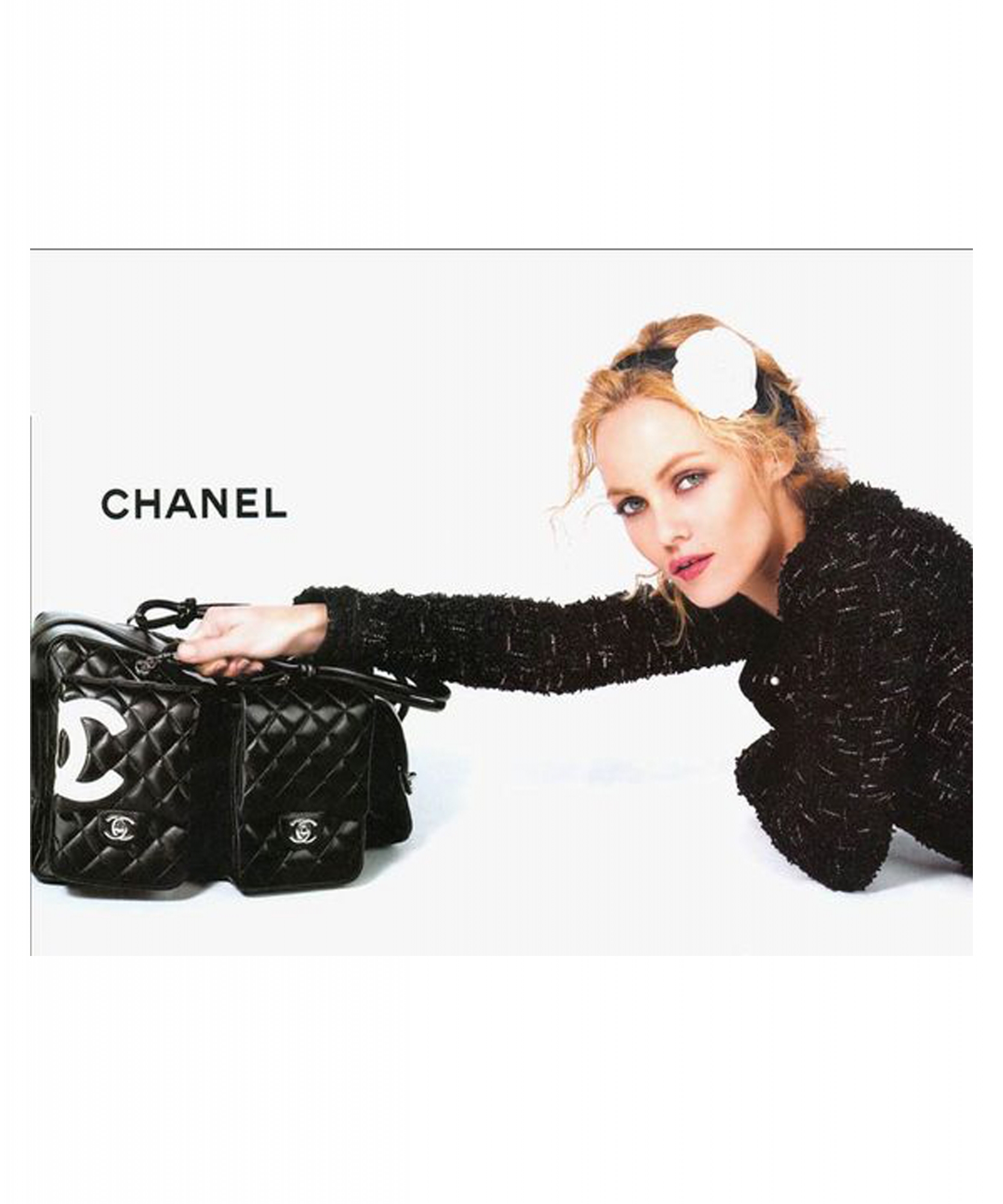 Chanel camellia pearl black - Gem