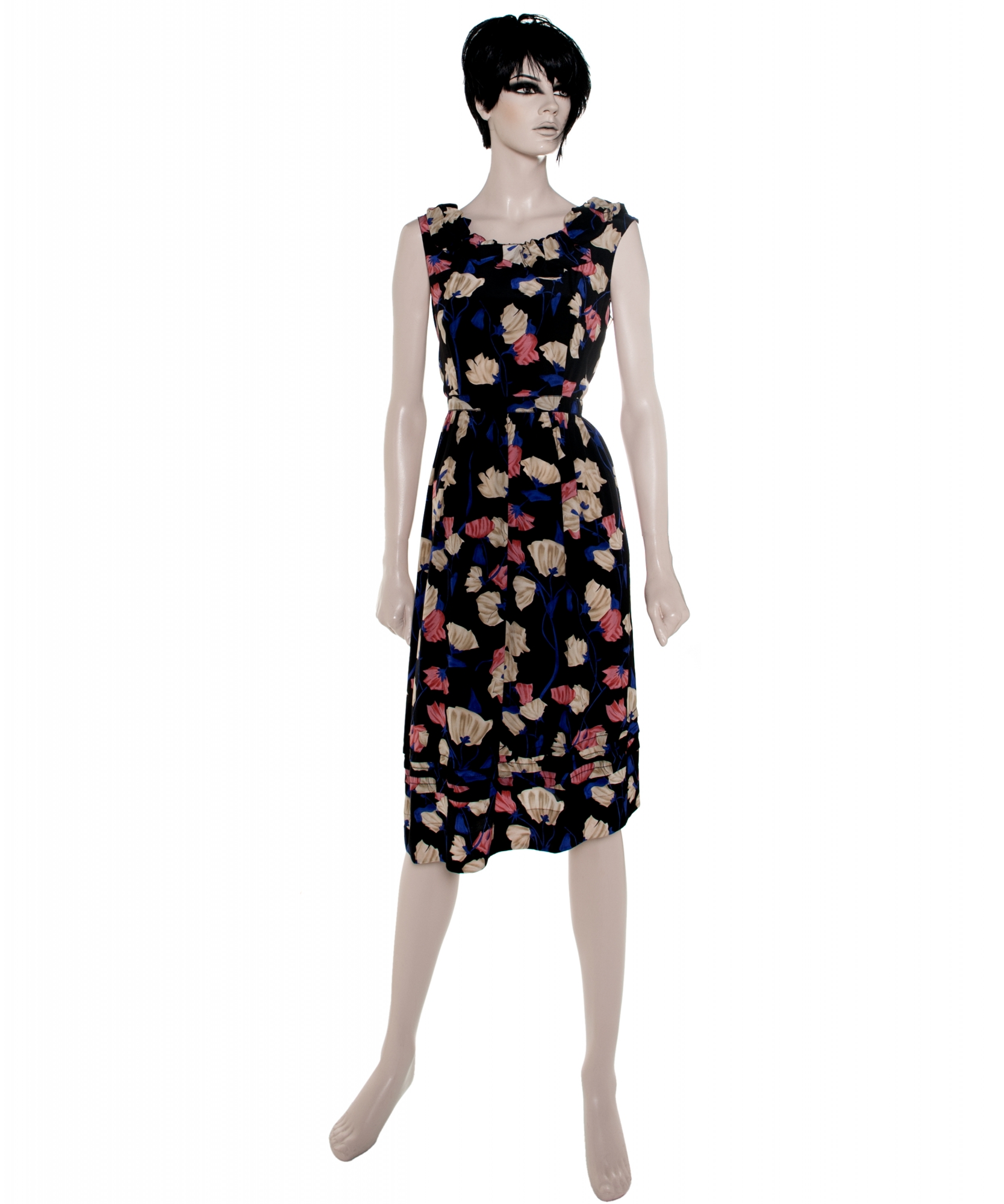 Top 79+ imagen prada floral print dress - Abzlocal.mx