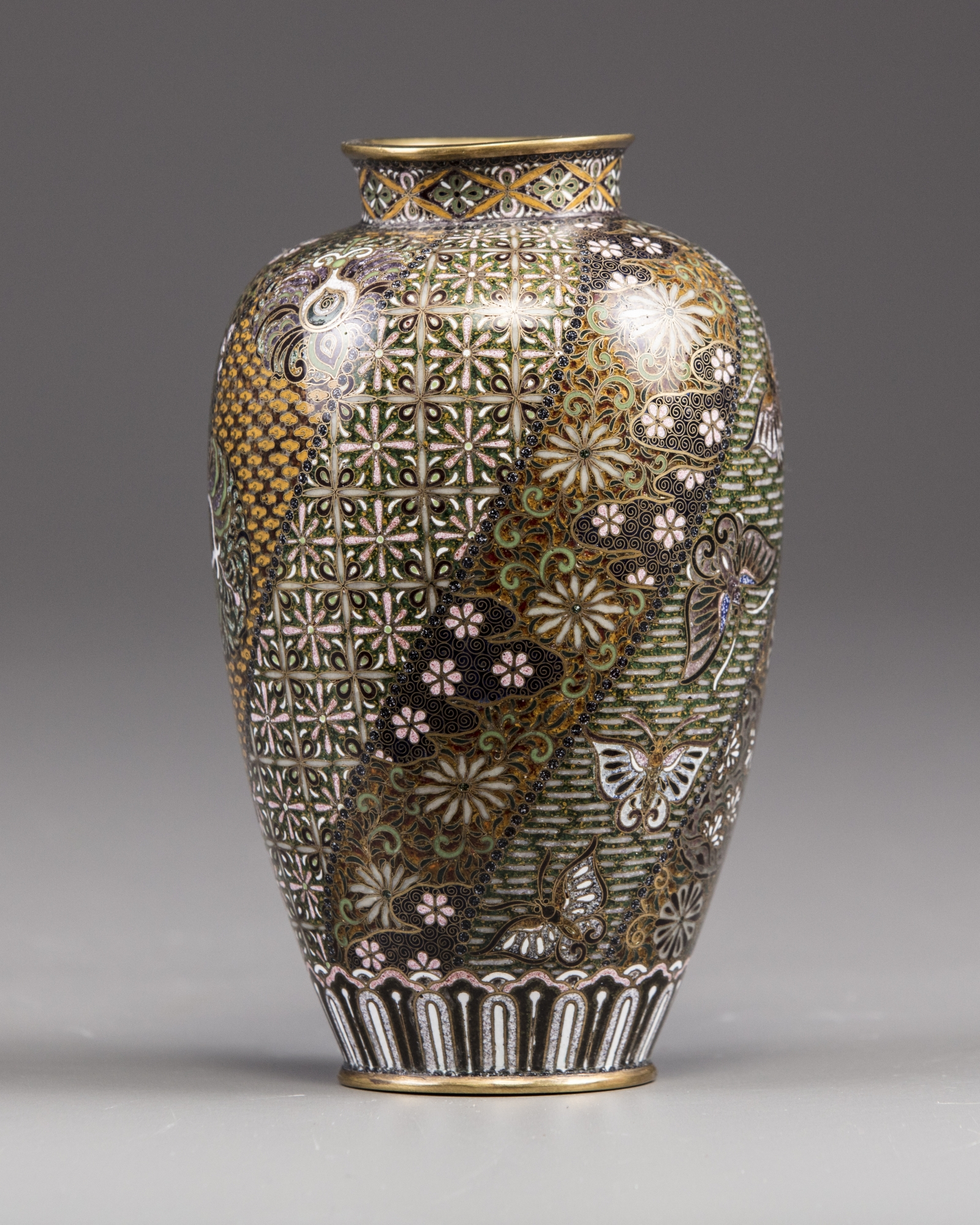 A Japanese Cloisonné vase OAA