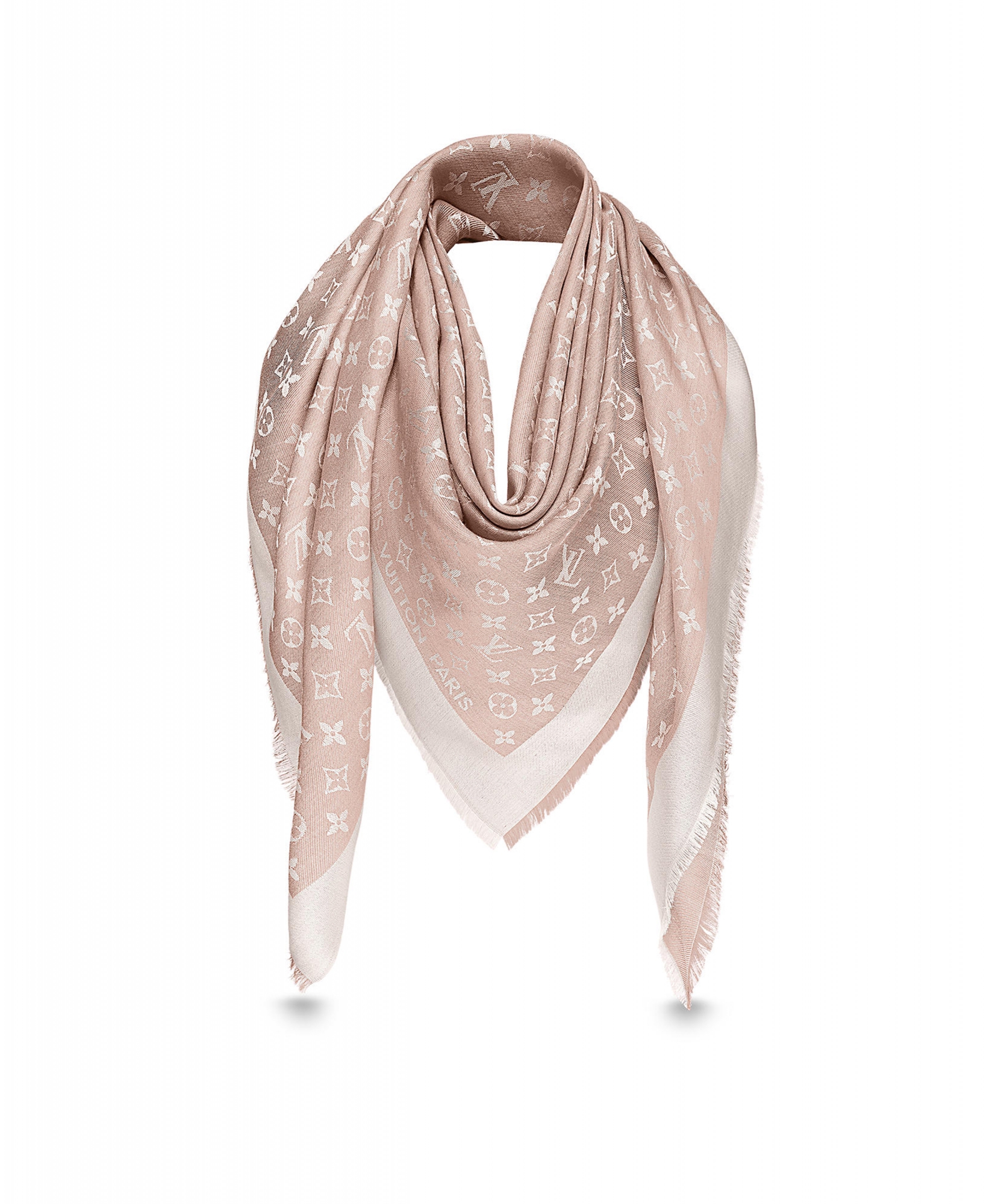 Louis Vuitton Pink Monogram Denim Shawl - Louis Vuitton | La Doyenne