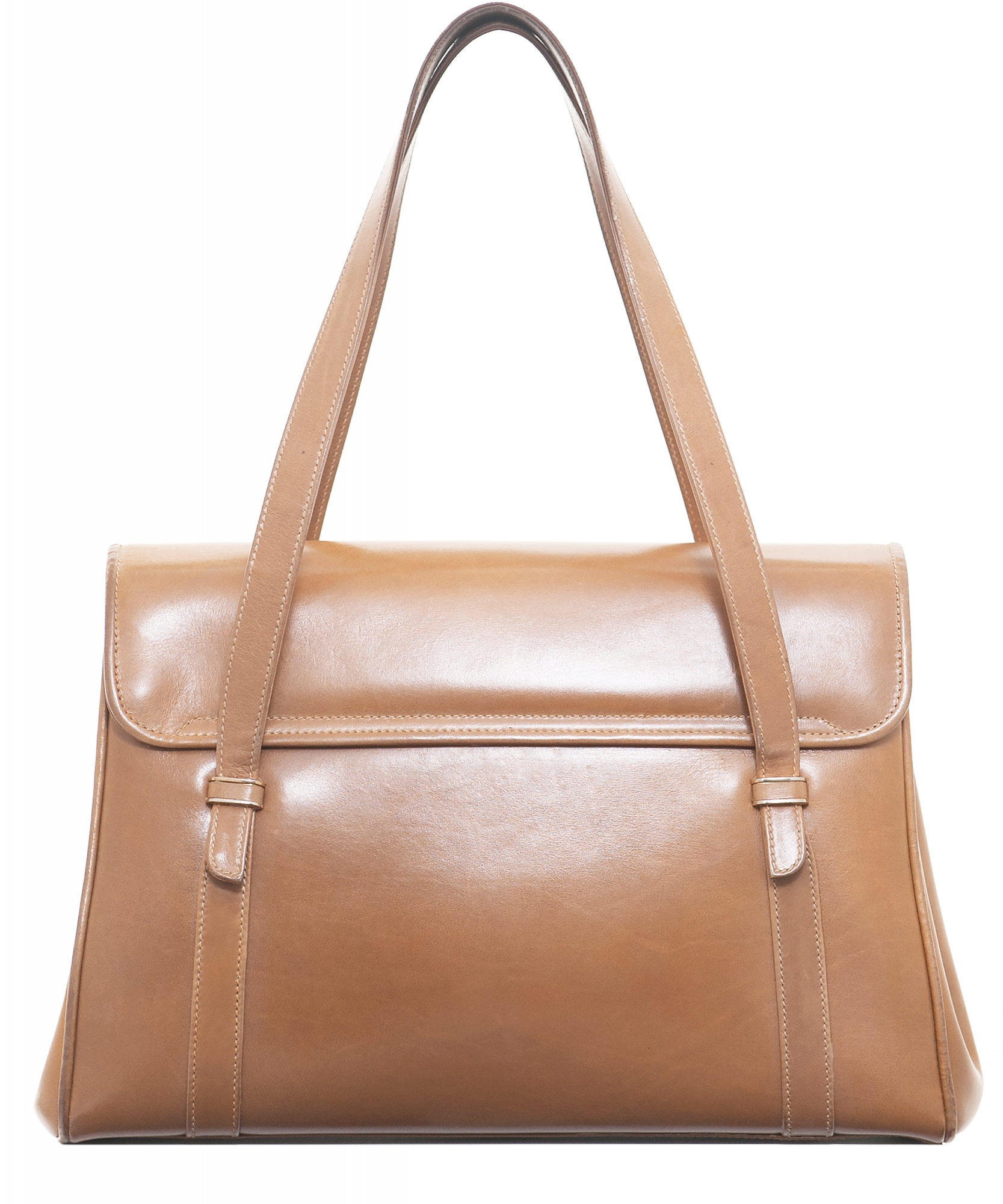 Vintage Gucci Brown Leather Shoulder Bag - Gucci | ArtListings