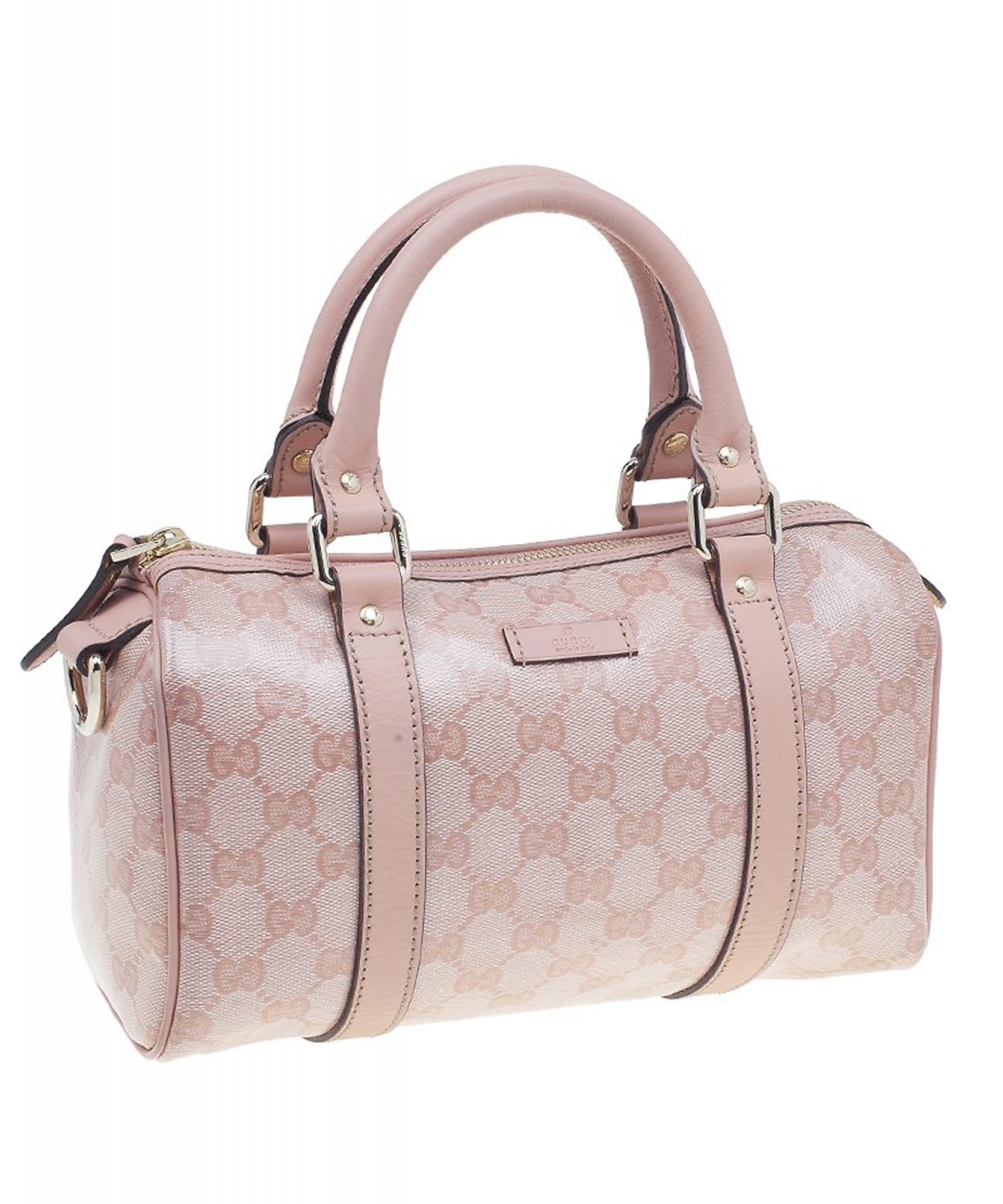 Gucci Rose Crystal Guccissima Leather Small 'Joy Boston' Bag | La Doyenne