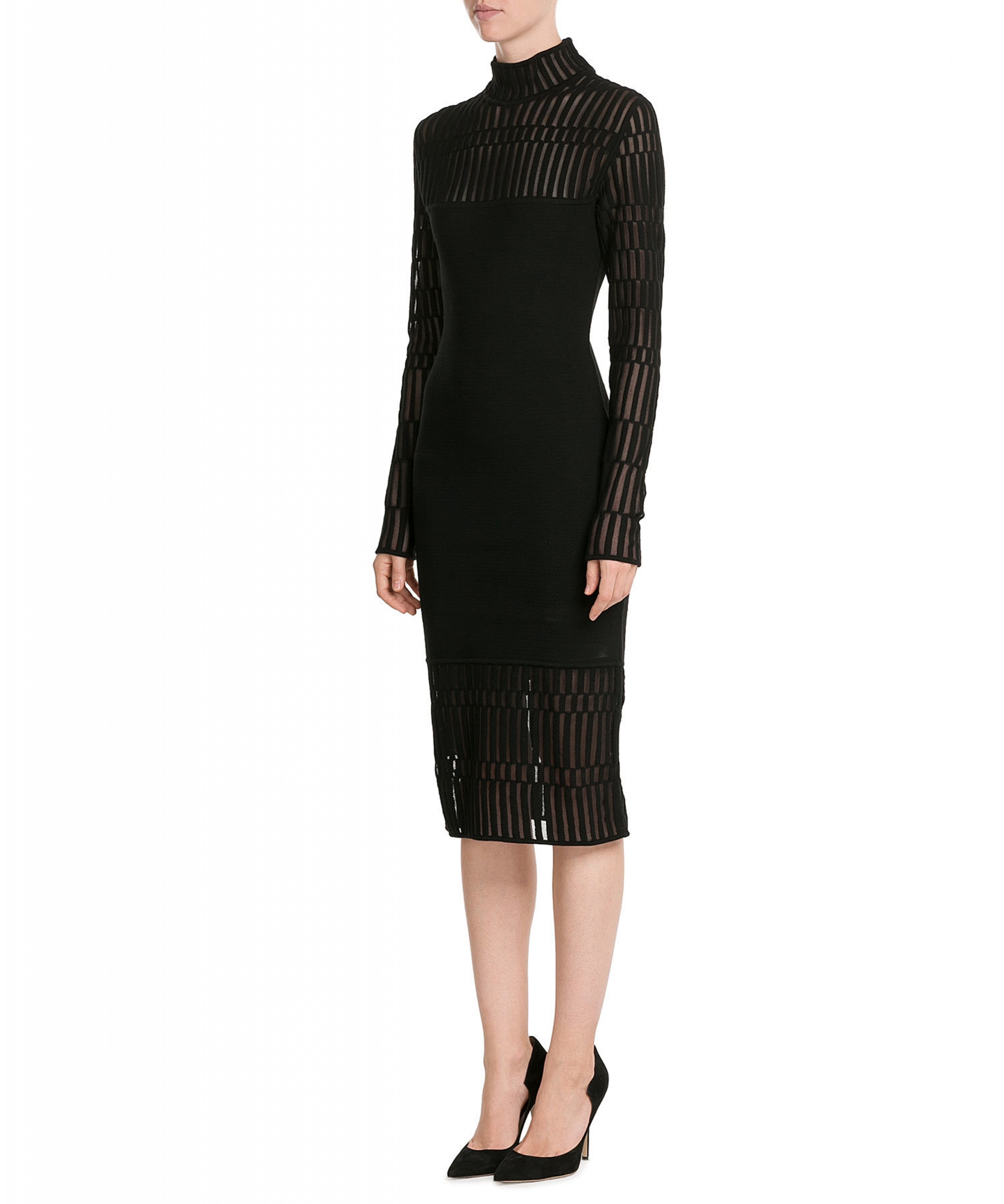 Mugler H&M Knot-Detail One-Shoulder Dress Black - SS23 - US