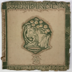Wendingen, Wood carvers number, cover design Richard Roland Holst, 1919, edition 7/8 - Richard Roland Holst