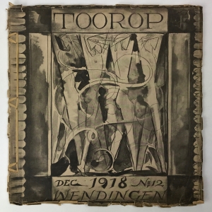 Wendingen, Jan Toorop, omslagontwerp Willem van Konijnenburg, 1918, nummer 11-12 - Willem (W.A.) van Konijnenburg