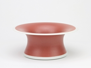 Geert Lap, Small red glazed porcelain bowl, 1982 - Geert Lap