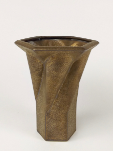 Jan van der Vaart, Bronze glazed stoneware vase, multiple, 1997 - Johannes Jacubus, Jan van der Vaart