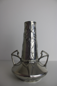 Friedrich Adler, Urania, belly vase with two handles and Art Nouveau decoration - Friedrich Adler