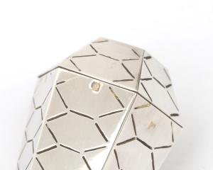 Titian de Geer (1947), 1st grade silver tea egg, 2000, Schoonhoven - Titiaan de Geer