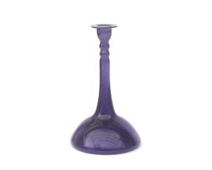 AD Copier, Leerdam Unica, ca. 1922/23, free-blown and shaped purple glass "Persian" bottle. - Andries Dirk (A.D.) Copier