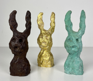 Peter Breed (Heiloo 1954), serie 'Angsthazen' - Peter Breed