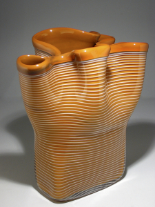 A.D. Copier, 'Filigrane interferenti', unique glass vase, executed by Lino Tagliapietra, Effetre International, Murano, 1985 - Andries Dirk (A.D.) Copier